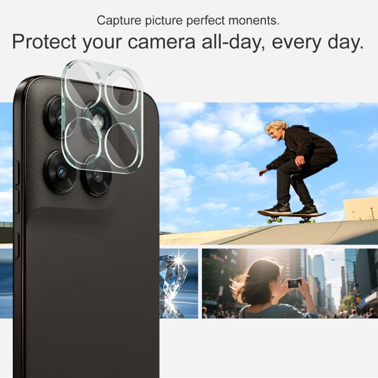 Захисне скло на камеру IMAK Integrated Lens Protector для Motorola Moto G77: фото 4 з 7