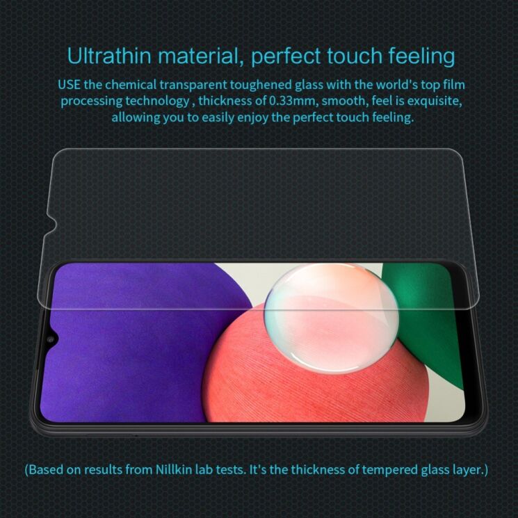 Защитное стекло NILLKIN Amazing H для Samsung Galaxy A22 5G (A226): фото 10 из 18