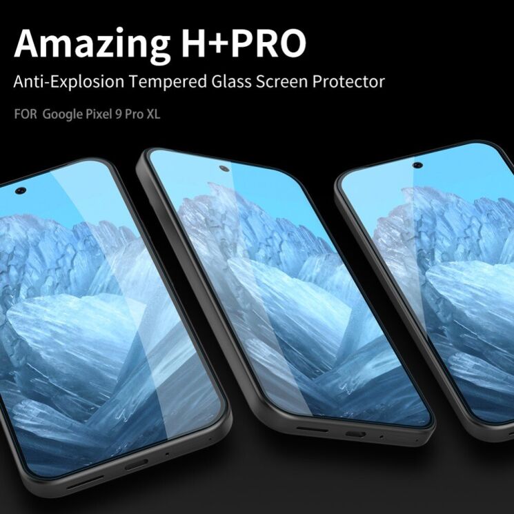 Защитное стекло NILLKIN Amazing H+ Pro для Google Pixel 9 Pro XL: фото 5 из 18