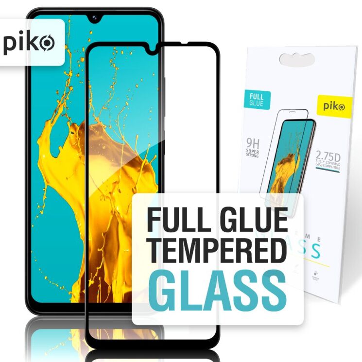 Защитное стекло Piko Full Glue для Xiaomi Redmi 14C / Redmi A4 5G / Poco C75 - Black: фото 1 из 5