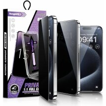 Захисне скло YONGPOLY Privacy для iPhone 18 Pro - Black: фото 1 з 8