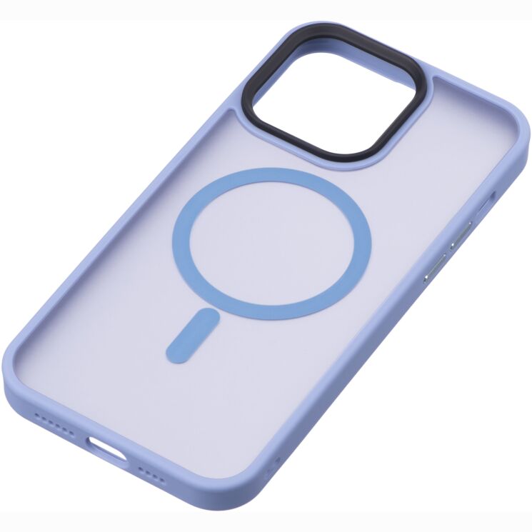 Защитный чехол 2Е Soft Touch MagSafe для iPhone 15 Pro - Light Blue: фото 2 из 3