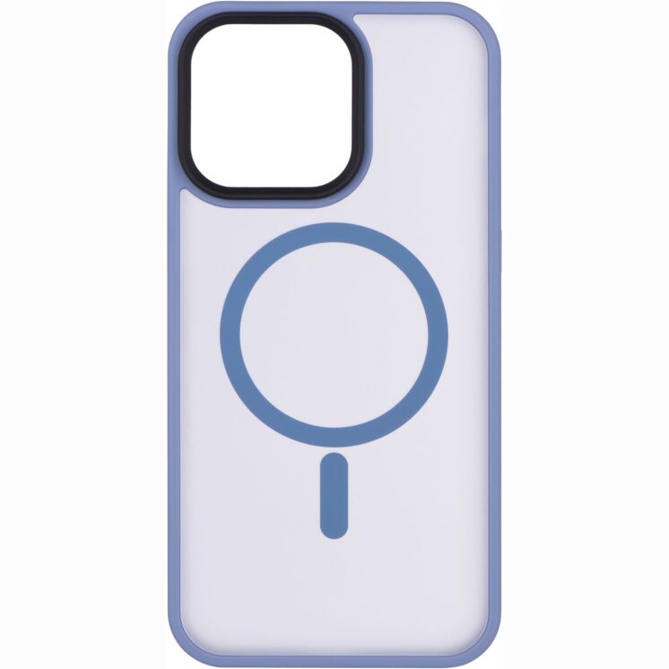 Защитный чехол 2Е Soft Touch MagSafe для iPhone 15 Pro - Light Blue: фото 1 из 3