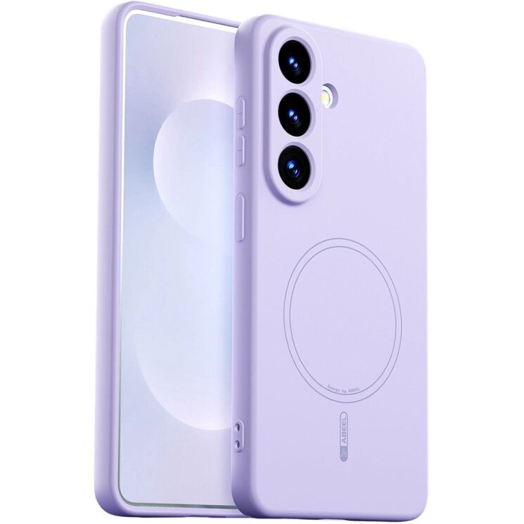 Защитный чехол ABEEL Liquid Silicone Magnetic для Samsung Galaxy S26 (S942) - Purple: фото 1 из 7