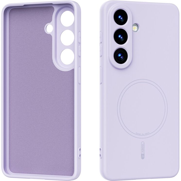Защитный чехол ABEEL Liquid Silicone Magnetic для Samsung Galaxy S26 (S942) - Purple: фото 2 из 7
