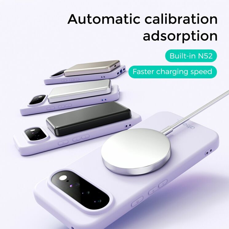 Защитный чехол ABEEL Lyra Skin Kickstand with MagSafe для Google Pixel 11 / 11 Pro - Purple: фото 7 из 7
