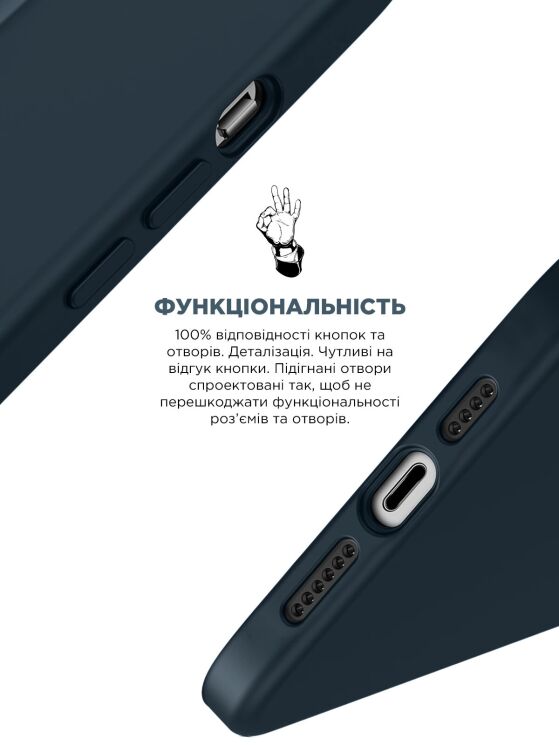 Защитный чехол ArmorStandart ICON Case для Apple iPhone 13 Pro Max - Abyss Blue: фото 6 из 10