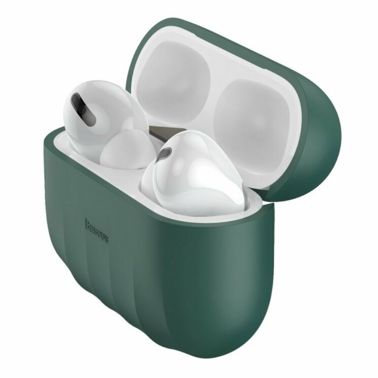 Захисний чохол BASEUS Shell Pattern для Apple AirPods Pro - Green: фото 1 з 19