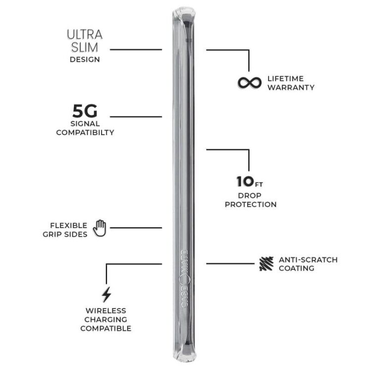 Защитный чехол Case-Mate Soap Bubble для Samsung Galaxy S20 Plus (G985) - Clear: фото 4 из 5