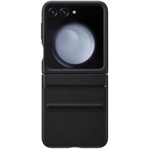 Защитный чехол Copiex Leather Cover (FF) для Samsung Galaxy Flip 5 - Black: фото 1 из 4