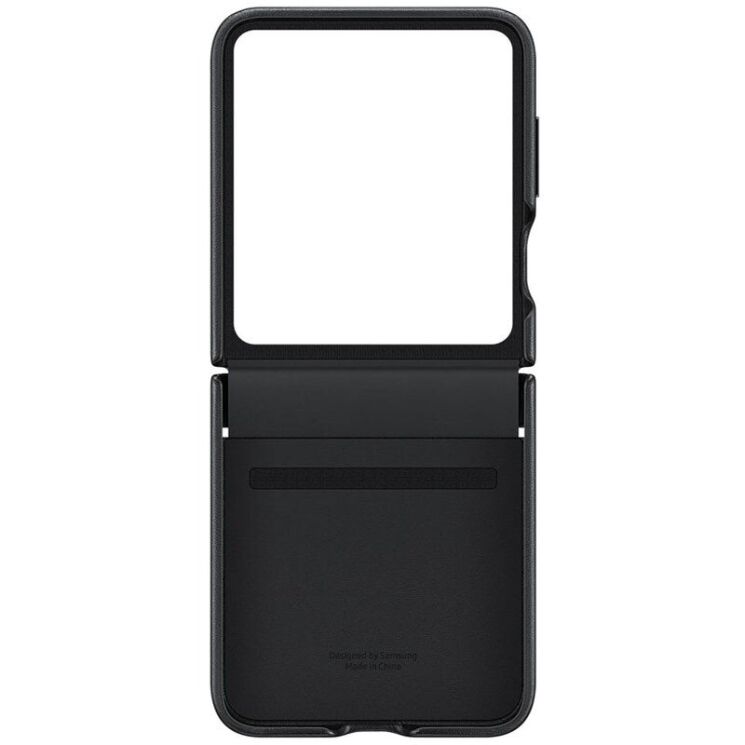 Защитный чехол Copiex Leather Cover (FF) для Samsung Galaxy Flip 5 - Black: фото 4 из 4