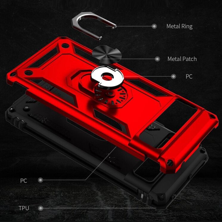 Защитный чехол Deexe Armor Case для Google Pixel 7 - Silver: фото 3 из 6