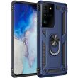 Защитный чехол Deexe Armor Case для Samsung Galaxy S21 Ultra (G998) - Blue (300909L)
