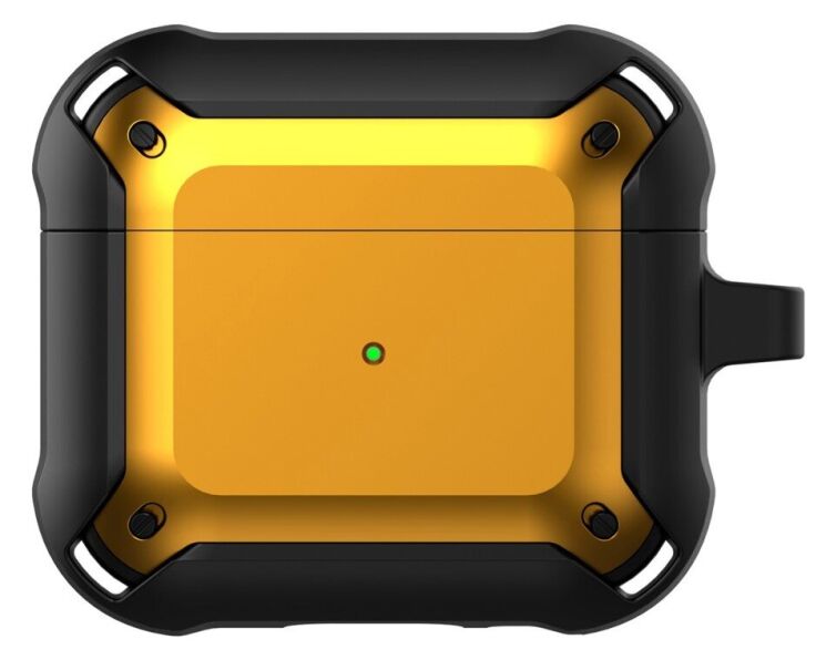 Захисний чохол Deexe Armor Cover для AirPods 3 - Black / Yellow (287213BY) Захисний чохол Deexe Armor Cover для AirPods 3 - Black / Yellow: фото 1 з 7