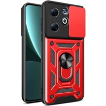 Защитный чехол Deexe Armor Shield для Infinix Smart 8 Plus - Red: фото 1 из 9