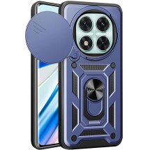 Защитный чехол Deexe Armor Shield для Xiaomi Redmi Note 14 Pro 5G / Poco X7 - Blue: фото 1 из 10