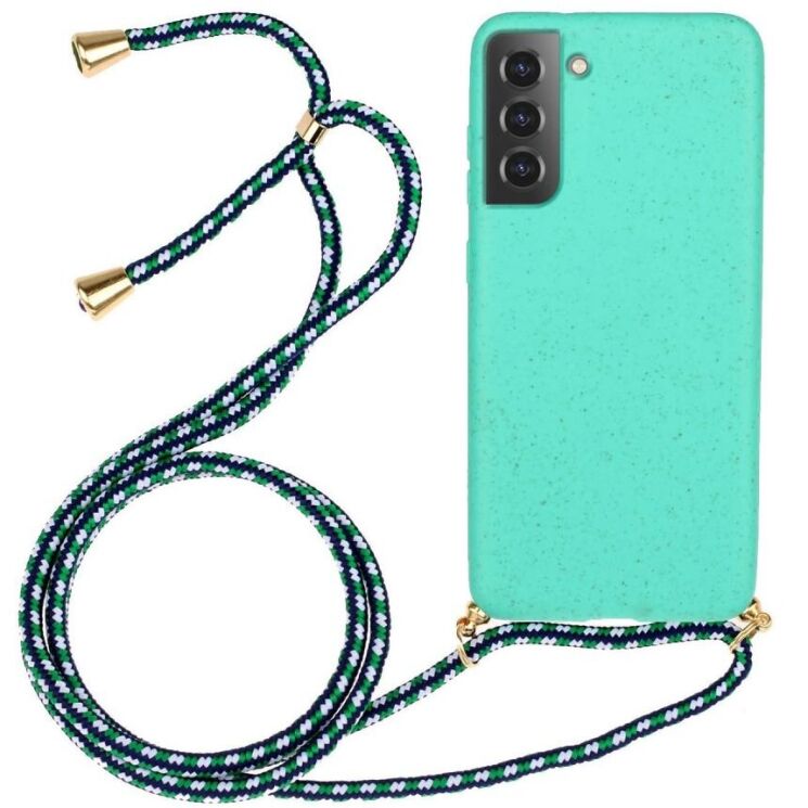 Защитный чехол Deexe Astra Case для Samsung Galaxy S22 - Cyan: фото 1 из 4