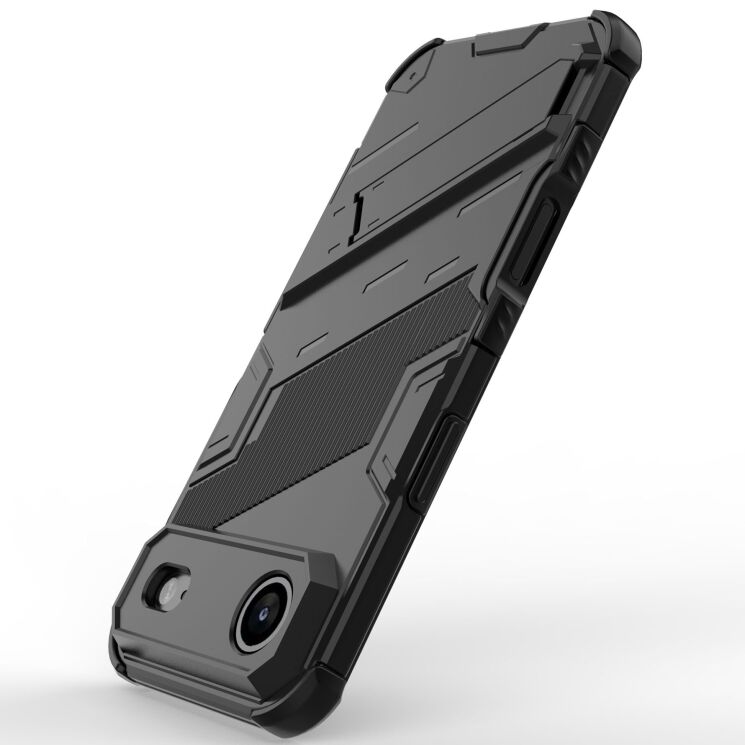 Захисний чохол Deexe Bibercas для Apple iPhone 17 Air - Black: фото 3 з 6