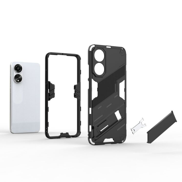 Защитный чехол Deexe Bibercas для OPPO A78 - Black: фото 5 из 6