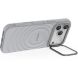Захисний чохол Deexe Bibercas Ripple для iPhone 18 Pro Max / 17 Pro Max - Grey (423829H). Фото 3 з 9