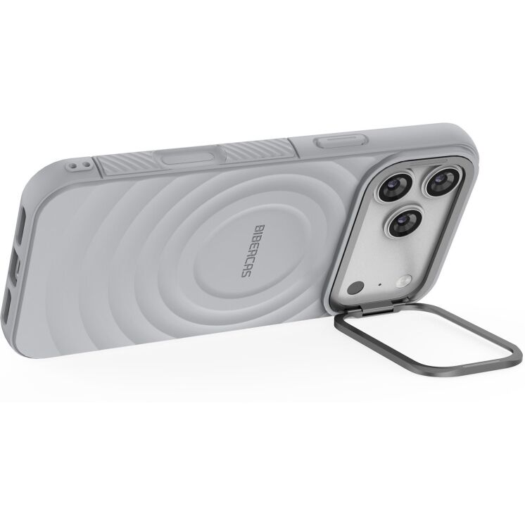 Захисний чохол Deexe Bibercas Ripple для iPhone 18 Pro Max / 17 Pro Max - Grey: фото 3 з 9