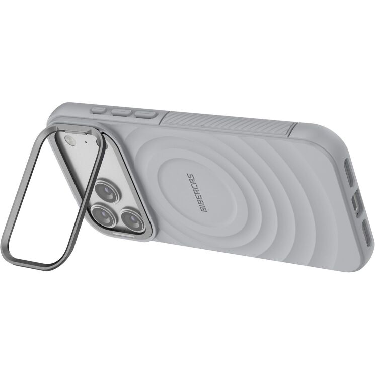 Захисний чохол Deexe Bibercas Ripple для iPhone 18 Pro Max / 17 Pro Max - Grey: фото 2 з 9