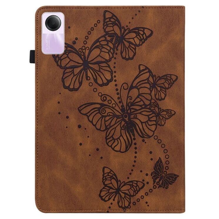 Защитный чехол Deexe Butterfly для Xiaomi Redmi Pad SE - Brown: фото 4 из 9
