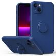 Защитный чехол Deexe Color Shell для Apple iPhone 14 - Blue (304545L)