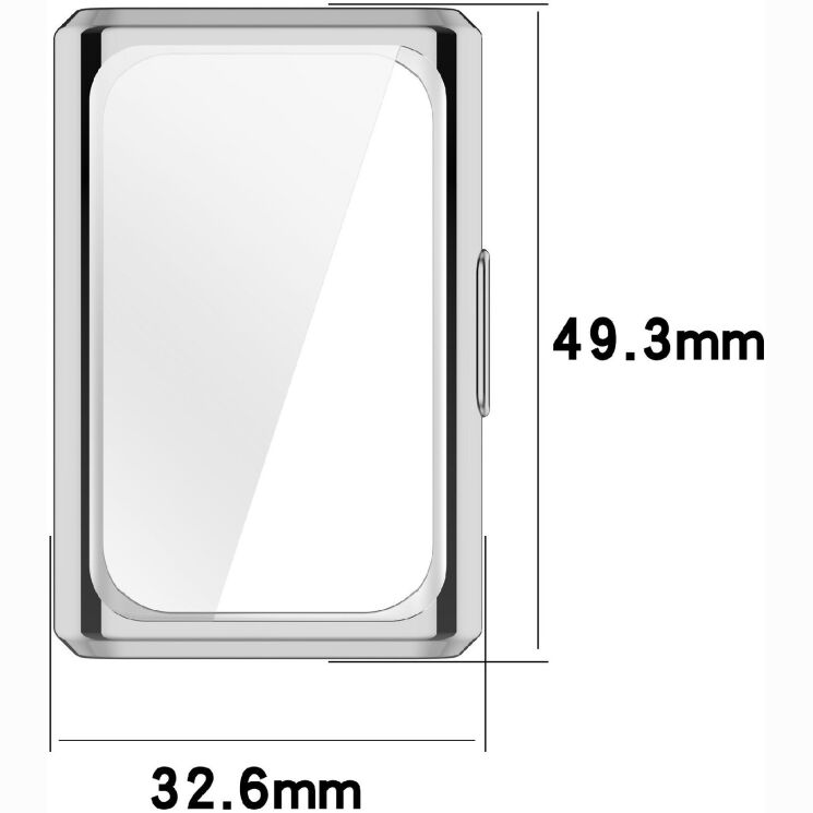 Защитный чехол Deexe Crystal Cover для Huawei Band 11 Pro - Transparent: фото 7 из 7