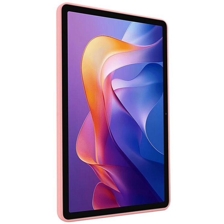 Защитный чехол Deexe Crystal Kickstand для Xiaomi Redmi Pad 2 - Pink: фото 3 из 11