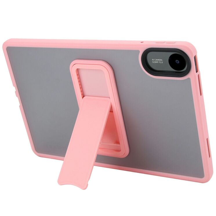Защитный чехол Deexe Crystal Kickstand для Xiaomi Redmi Pad 2 - Pink: фото 2 из 11