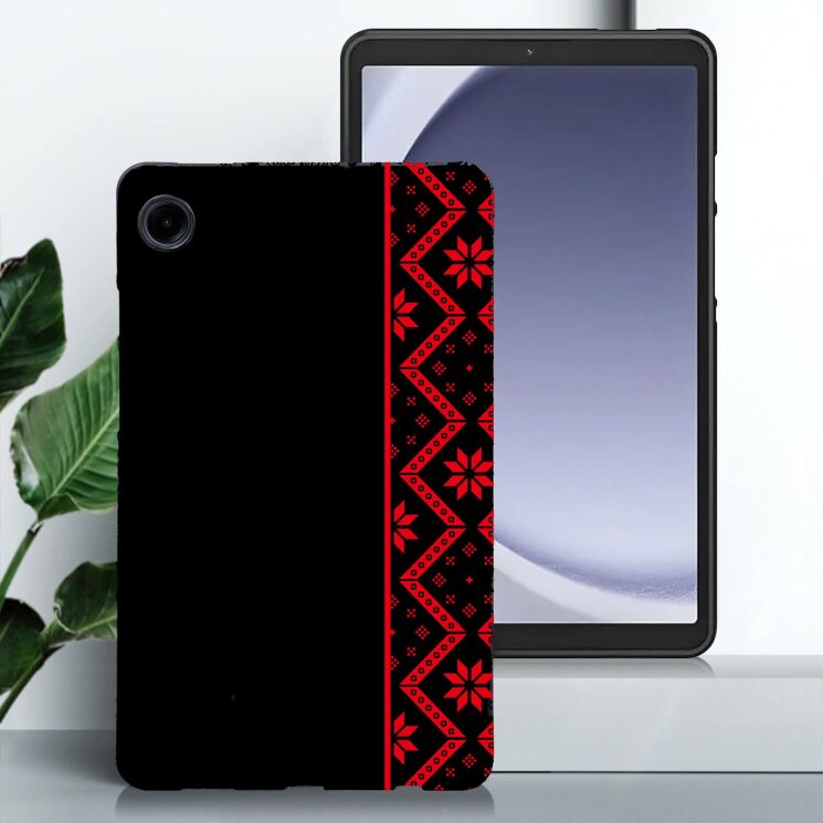 Защитный чехол Deexe Ethnic Style для Samsung Galaxy Tab A11 (Х130/135) / Tab A9 (X110/115) - Red: фото 2 из 4