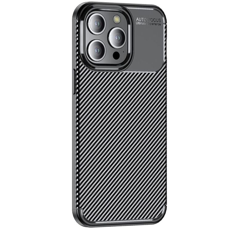 Защитный чехол Deexe Fusion для Apple iPhone 15 Pro - Black: фото 1 из 8