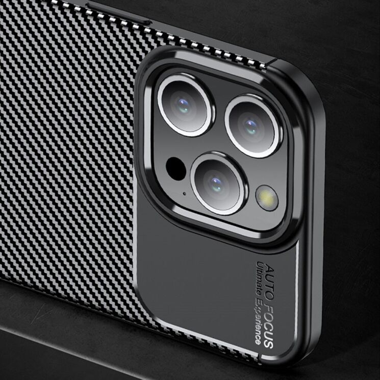 Защитный чехол Deexe Fusion для Apple iPhone 15 Pro - Black: фото 7 из 8