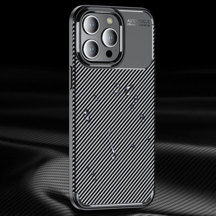 Защитный чехол Deexe Fusion для Apple iPhone 15 Pro - Black: фото 8 из 8