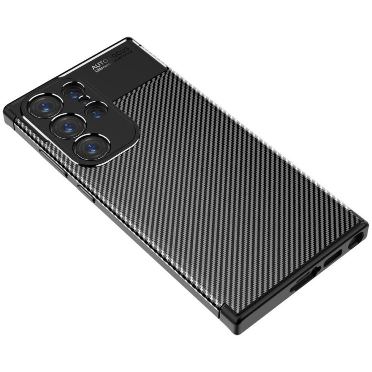 Защитный чехол Deexe Fusion для Samsung Galaxy S23 Ultra - Black: фото 1 из 8