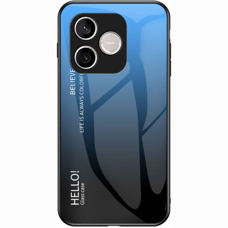 Защитный чехол Deexe Gradient Color для Honor 600 Lite - Black / Blue: фото 1 из 8