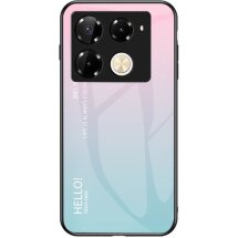 Захисний чохол Deexe Gradient Color для Infinix Note 40 Pro - Pink / Blue: фото 1 з 7