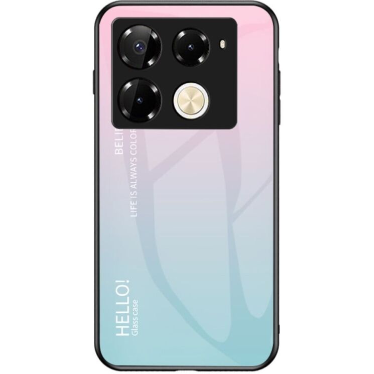 Защитный чехол Deexe Gradient Color для Infinix Note 40 Pro - Pink / Blue: фото 1 из 7