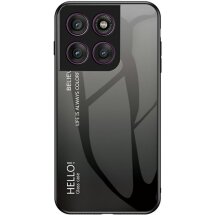 Захисний чохол Deexe Gradient Color для Motorola Edge 60 Pro - Black / Grey: фото 1 з 9
