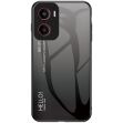Защитный чехол Deexe Gradient Color для Motorola Moto G05 - Black / Grey (372739BH)