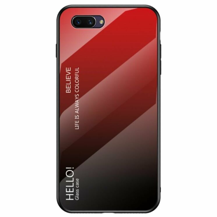 Захисний чохол Deexe Gradient Color для OPPO A5 2020 - Red / Black: фото 1 з 10
