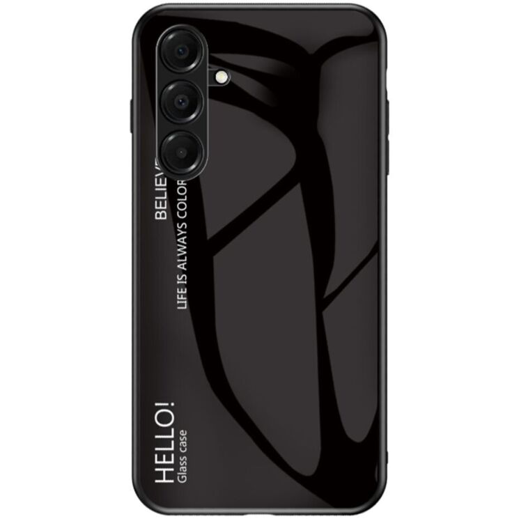 Захисний чохол Deexe Gradient Color для Samsung Galaxy A17 (A175) - Black: фото 1 з 8
