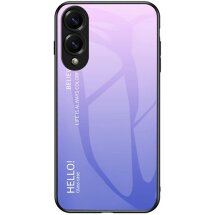 Защитный чехол Deexe Gradient Color для Samsung Galaxy S25 Edge (S937) - Pink / Purple: фото 1 из 10