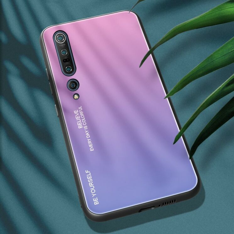 Защитный чехол Deexe Gradient Color для Xiaomi Mi 10 Pro - Pink/Light Purple: фото 2 из 3