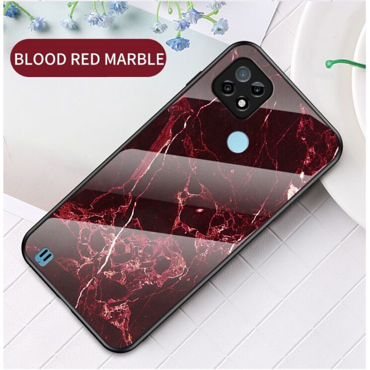 Чохол з малюнком Deexe Gradient Pattern для Realme C21 - Red: фото 2 з 8