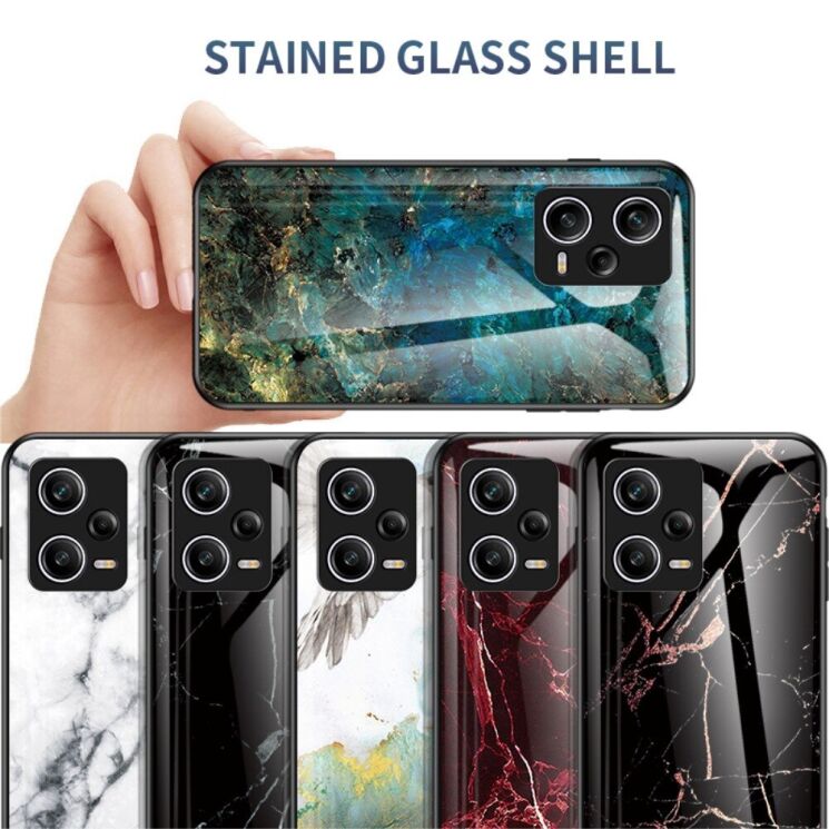 Захисний чохол Deexe Gradient Pattern для Xiaomi Redmi Note 12 Pro 5G - Black: фото 9 з 9