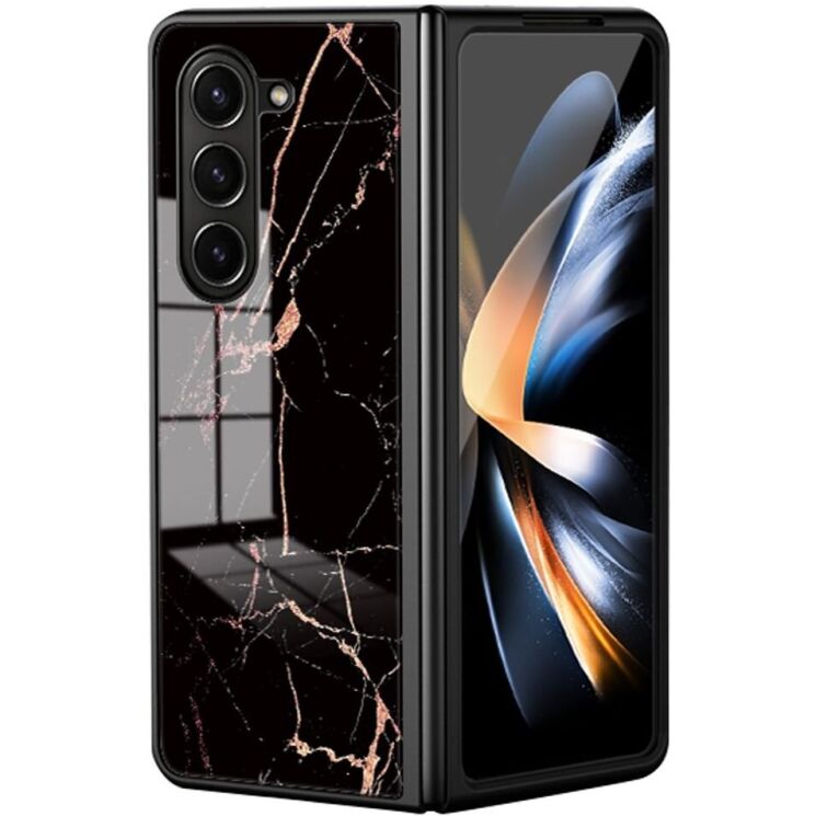 Захисний чохол Deexe Gradient Pattern (FF) для Samsung Galaxy Fold 5 - Black / Gold: фото 1 з 9