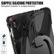 Защитный чехол Deexe Hand Grip для Samsung Galaxy Tab S10 FE Plus - Navy Blue (378522NB). Фото 7 из 17