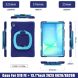 Защитный чехол Deexe Hand Grip для Samsung Galaxy Tab S10 FE Plus - Navy Blue (378522NB). Фото 3 из 17
